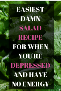 salad for depression