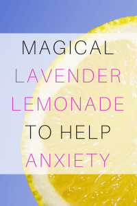 Lavender Lemonade for Anxiety