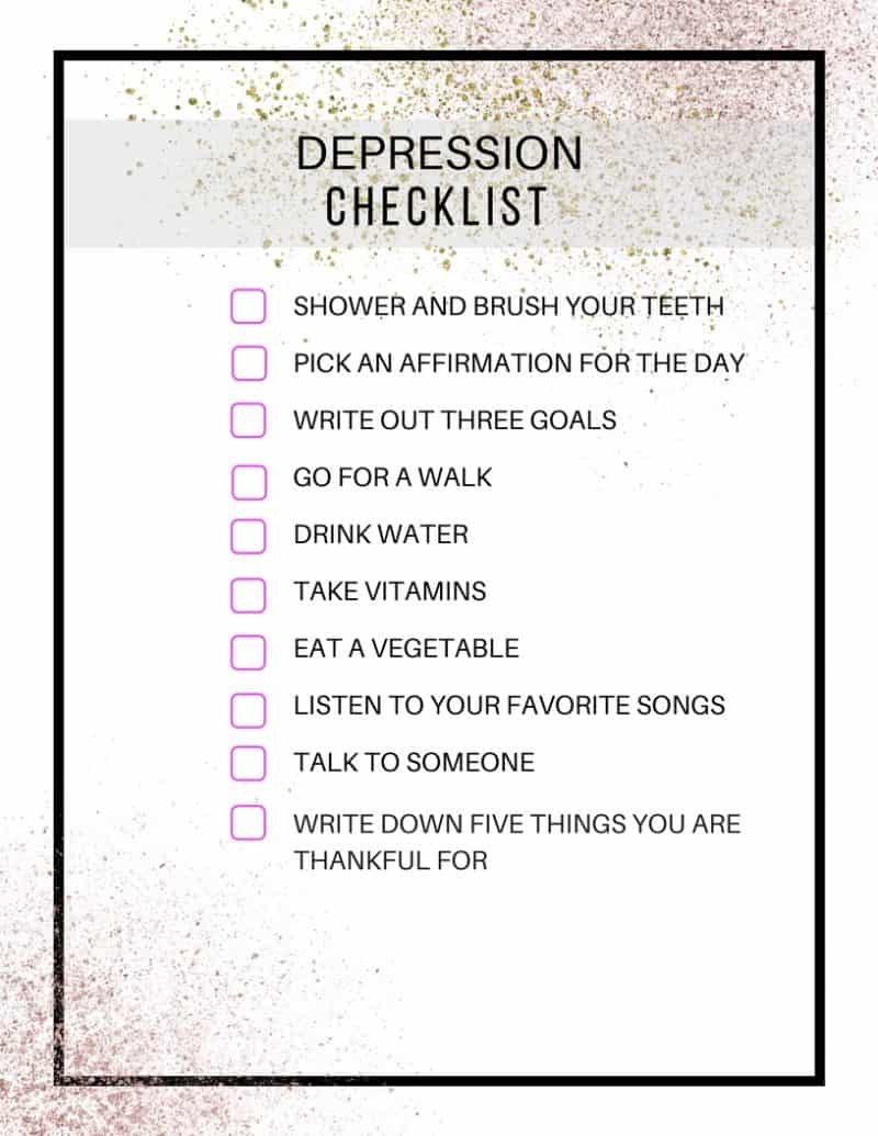 depression-checklist-radical-transformation-project