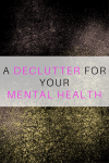 mental health declutter