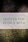 Inspirational Quotes For People With Depression
