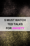 TED Talks about anxiety