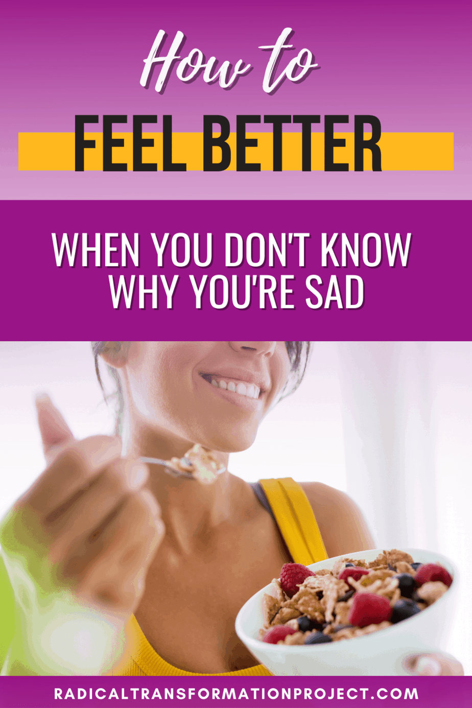 How To Feel Better When You Don't Know Why You Are Sad
