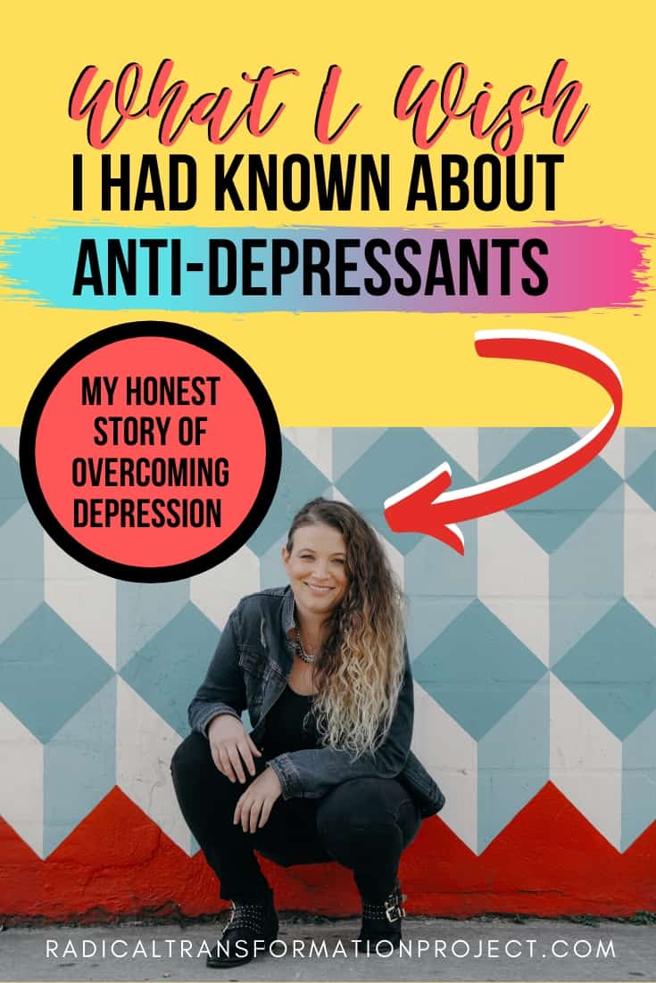 what I wish I had known about anti-depressants