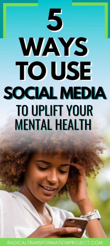 Positive Effects of Social Media on Mental Health