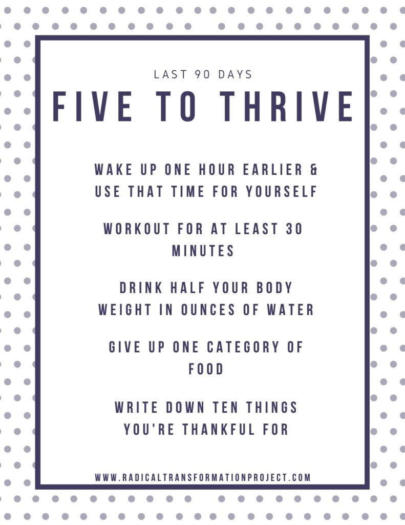 five-to-thrive-radical-transformation-project